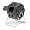 FCMP Outdoor Plastic Dual Chamber Tumbling Composter Outdoor Elevated Rotating Garden Compost Bin - 4 of 4