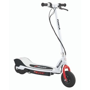 Razor E200 Electric Scooter - White/Red - 1 of 4