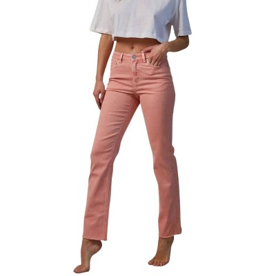 Women's Vintage Gart Dyed Pants - mica denim