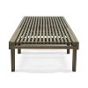 Gulches Gray Wooden Slat Patio Chaise Lounges - Adjustable Outdoor Recliners - 4 of 4