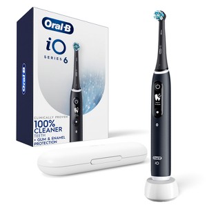 Oral-B iO6 Black Electric Toothbrush with Multiple Brush Modes
