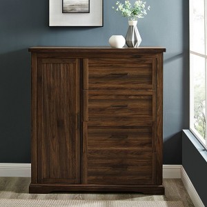 Saracina Home Hooper Transitional Combination Vertical Dresser Wardrobe - 1 of 4