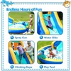 SKONYON Inflatable Water Slide  Kids Water Pool with Inflating Blower - 4 of 4