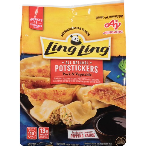 Ling Ling Asian Kitchen Frozen Pork and Vegetable Potstickers - 24oz - image 1 of 4