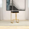 TiramisuBest Waterfall Entryway Bench - Beige Wood & Fabric, 52"W, 17.5x52x18 Inches - 3 of 4