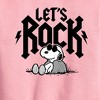 Boys' - Peanuts - Lets Rock Graphic Long Sleeve Fleece Sweatshirt - image 2 of 3