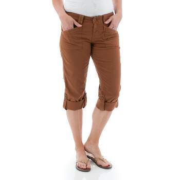 Women's Bi-stretch Skinny Pants - A New Day™ Brown Plaid 4 : Target