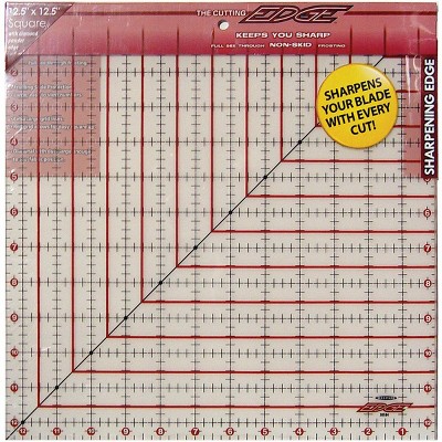 Sullivans The Cutting EDGE Frosted Ruler-12-1/2"X12-1/2"