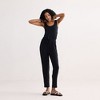 Reistor Womens Relaxed Drawstring Jumpsuit in Black - 4 of 4