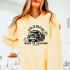 Simply Sage Market S.W.Smiley Life Is Better When I'm Teaching  Lightweight Garment Dyed Sweatshirt - 3 of 4
