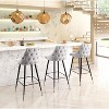 Zuo Piccolo Barstool Gray - 3 of 4