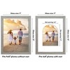 Americanflat Picture Frame with Oval Mat Insert and Shatter-Resistant Glass - Signature Collection - Photo Frame for Wall Display - 2 of 4