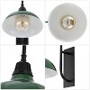 12.25" 1-Light Stanley Farmhouse Industrial LED Gooseneck Arm Outdoor Sconce - JONATHAN Y - 2 of 4