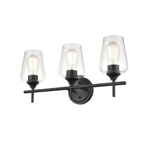 Millennium Lighting Ashford 3 - Light Vanity in  Matte Black - 1 of 3