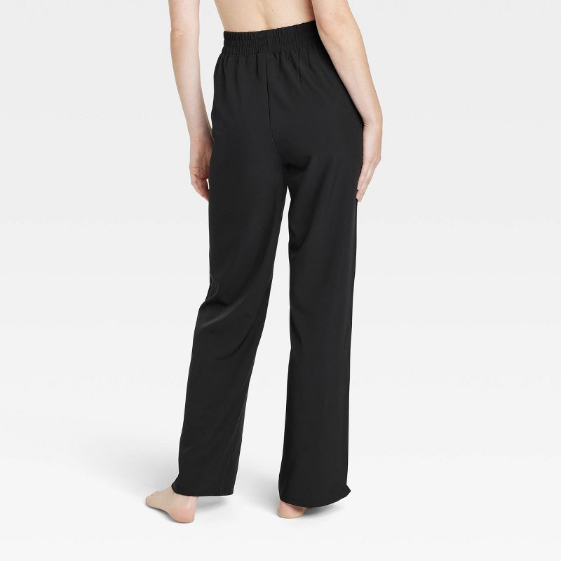 Women's Woven High-Rise Straight Leg Pants - All In Motion™, 2 of 6