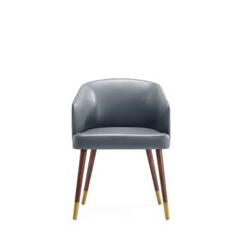 Reeva Modern Leatherette Upholstered Dining Chair - Manhattan Comfort