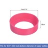 Unique Bargains Silicone Protective Water Bottle Bottom Boot for 70mm 4 Pcs - 2 of 4