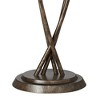 Kathy Ireland Metro Plaza Modern Glam 69" Tall Standing Floor Lamp Tree 4-Light Foot Switch Brown Metal Copper Bronze Finish Living Room Bedroom House - 4 of 4