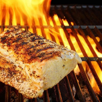 Silver Stainless Steel V-Shaped Smoker Box for Gas Grills