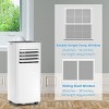 Kismile 10000 ASHRAE BTU/6000 BTU DOE 115-Volt Vented Medium Room Portable Air Conditioner Remote Included - 2 of 4
