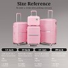 Kumasinova Hardshell PP Luggage Set of 4,Lightweight&Durable Spinner Suitcases with TSA Lock,Impact-Resistant Luggage,14/20/24/28" - 3 of 4