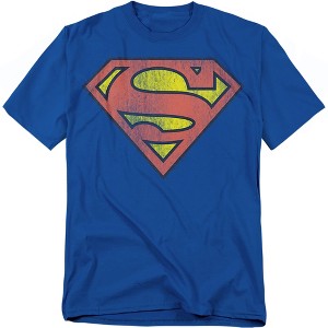 Men's Dc Retro Supes Logo Distressed T-Shirt - 1 of 4