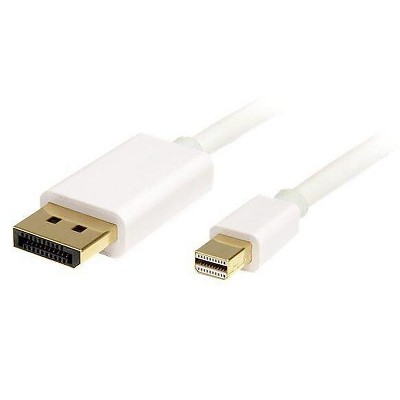 StarTech 3.3' Mini DisplayPort To DisplayPort 1.2 Male/Male Adapter Cable WE MDP2DPMM1MW