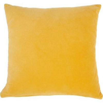 Velvet discount mustard throw