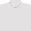 Black Bow Jewelry 1.4mm, 14k White Gold, Singapore Chain Necklace - 2 of 4