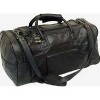 Amerileather Leather Duffel Bag – 20-Inch Travel Bag with Dual Zippered Compartments, Classic Weekender Style - 2 of 4