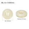 Unique Bargains Resin DIY Craft Flat 4-Hole Sewing Buttons 10 Pcs - 2 of 4