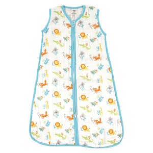 Luvable Friends Baby Sleeveless Muslin Cotton Sleeping Bag, Sack, Blanket, Abc Muslin - 1 of 1