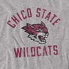 California State University Chico Official Wildcats Logo Adult T Shirt, Athletic Heather - 2 of 4