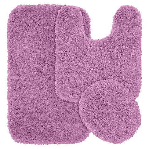 3pc Jazz Shaggy Washable Nylon Bath Rug Set Garland Rug Target