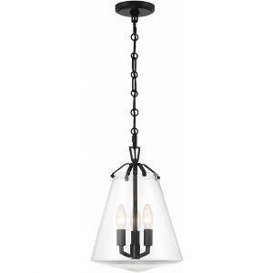 Crystorama Lighting Voss 3 - Light Chandelier in  Matte Black - 1 of 4
