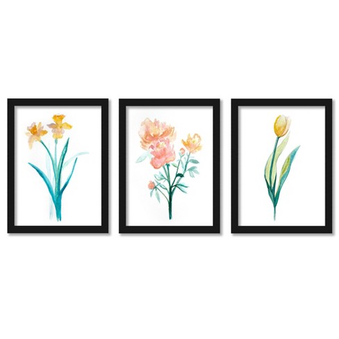 Pastel Rainbow, Set of 3 Prints, Minimalist Art, Home Wall Decor, Triptych