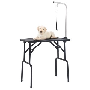 vidaXL Adjustable Dog Grooming Table with 1 Loop - 1 of 4
