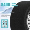 Docred Large Antislip Snow Socks for Tires Enhanced Traction Device  Alternative to Snow Chains Winter Ice Snow Driving Accessory for Cars SUV Trucks - 3 of 4