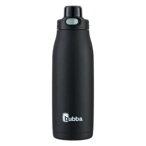 Bubba 32oz Radiant Push Button Water Bottle With Straw Rubberized Stainless  Steel Licorice : Target