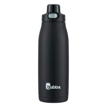 bubba 32oz Radiant Push Button Water Bottle with Straw Rubberized Stainless Steel Licorice