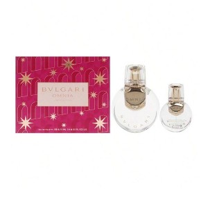 Bvlgari Women Omnia Crystalline 2 Pcs Set 3.4 Oz Edt Spr+0.5 Oz Mini Spr [Orange-Hard Box] - 1 of 1