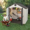 Lifetime 8 ft. x 5 ft. Outdoor Storage Shed (6406) - 2 of 4