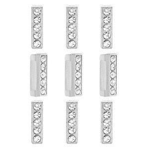 Unique Bargains Metal Bulk Elegant DIY Crafts Jewelry Making Rhinestone Pendant 30 Pcs - 1 of 4