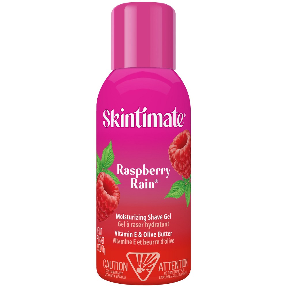 Photos - Shaving Foam / Shaving Cream Skintimate Signature Scents Raspberry Rain Women's Shave Gel - Trial Size - 2.75oz