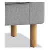 HON Parkwyn Series Ottoman - 23" x 23" x 17.5" - Gray/Oak - 3 of 4