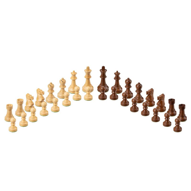 Bobby Fischer Ultimate Chess Pieces, Sheesham and Boxwood 3.75 inch King, 4 of 7