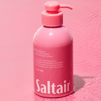 Saltair Pink Beach Serum Body Wash - Coconut Scent - 17 fl oz: Basic Cleansing, Whole Body, Gel, Pump Bottle