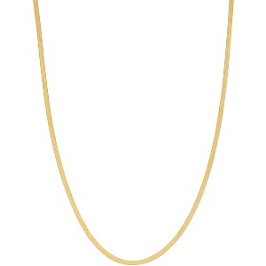 Giorgio Di Vicenza 10K Gold Gold 2.3mm Herrinbone Necklace - 1 of 2