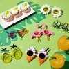 Blue Panda 12 Pack Funny Novelty Glasses - Photo Booth Props for Summer Beach Party, Hawaiian Luau Birthday Themed Party Favors - 2 of 4