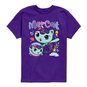 Boys' - Gabby's Dollhouse - Mercat Tee Short Sleeve Graphic T-Shirt - 1 of 3